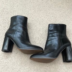 COACH ankle leather boots 7.5